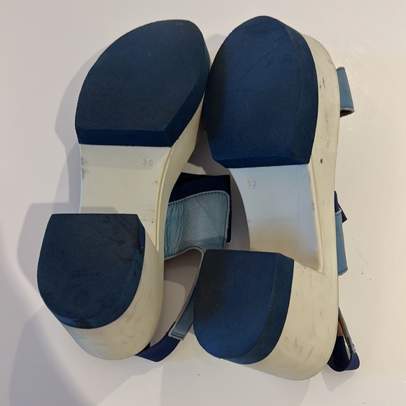 Eureka Platform Leather Sandals 👡 - Picture 5 of 6